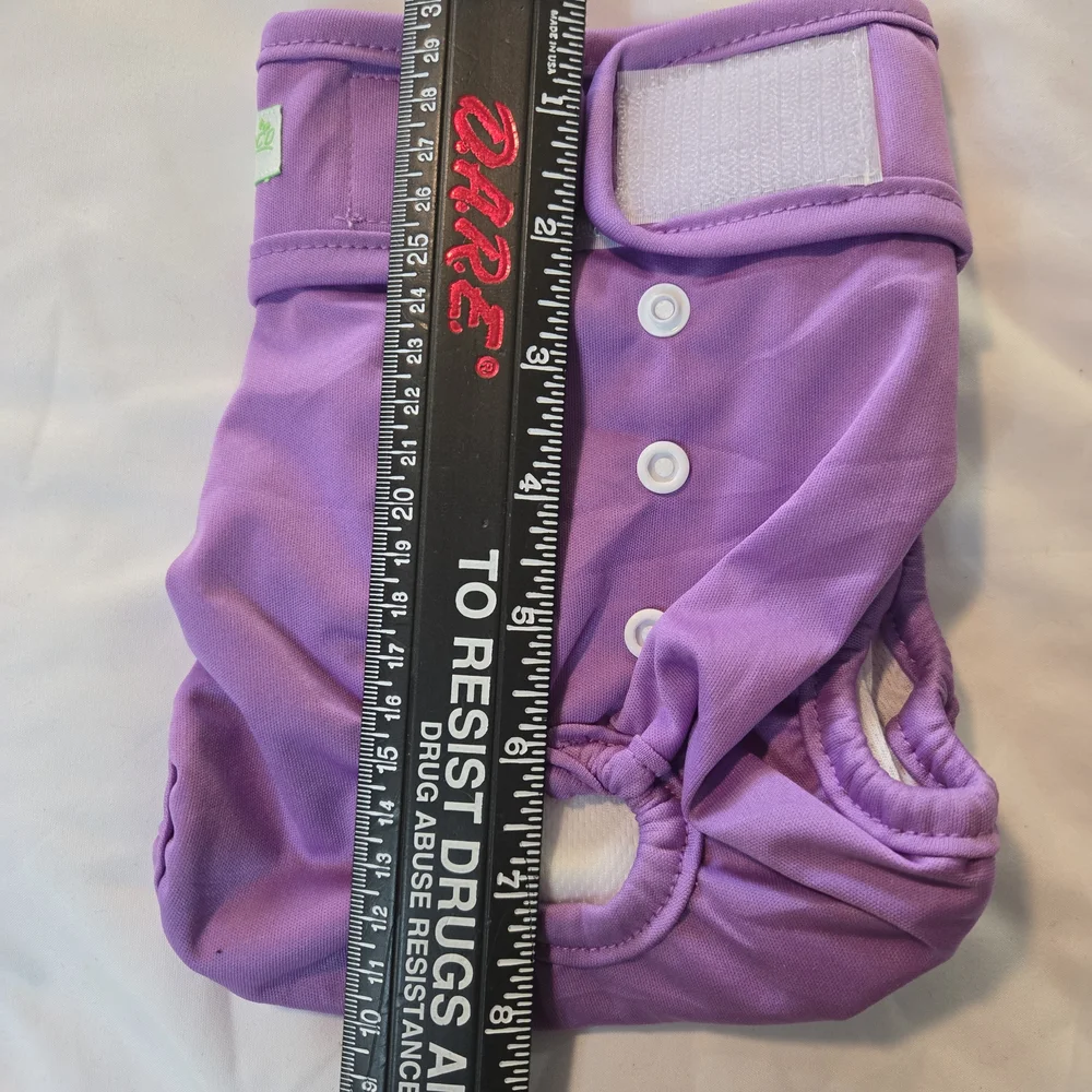Colorful Female Doggie Cloth Diaper Set Of 4 - New